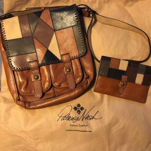 Patricia Nash Zigzag Patchwork Armeno Messenger